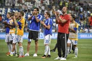 4. August 2016: Der FC Luzern scheidet in der 3. Runde der Europa-League-Qualifikation gegen Italiens Serie-A-Verein Sassuolo aus. Nach dem 1:1 im Hinspiel verlieren die Luzerner das Rückspiel mit 0:3. (Bild: Martin Meienberger)