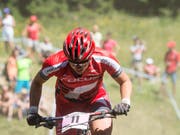 Linda Indergand gewinnt den WM-Titel im Eliminator (Bild: KEYSTONE/GIAN EHRENZELLER)