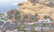 Visualisierung der Gemeinde Horw mit möglichen Wohnbauten. (Bild: Visualisierung PD / Gemeinde Horw)
