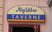 Eingang zur Nightbar Taverne. (Archivbild Sven Aregger/Neue UZ)