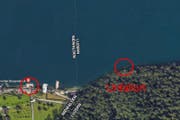 Der Unfallort auf dem Satellitenbild. (Bild: SGV)