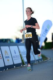 Christina Fenk beim Zieleinlauf (Bild: PD)