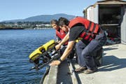 Dieses ferngesteuerte Unterwasserfahrzeug unterstützt Archäologen in Japan auf der Suche nach einem verschollenen U-Boot. Im Unterwasserroboter kommen Motoren-Getriebe-Komponenten von Maxon Motor aus Sachseln zum Einsatz. (Bild PD)