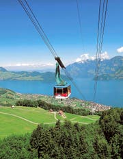 Die Seilbahn auf die Klewenalp. (Bild: Christian Perret)