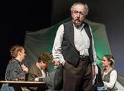 Peter Klaus verkörpert im Theater Perlen den Schacher Sepp. (Bild: Nadia Schärli (27. Februar 2018))
