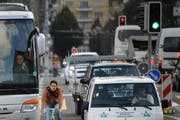 Für Verkehrsampeln in der Stadt Luzern ist eine neue Steuerung notwendig. (Bild Boris Bürgisser/Neue LZ)