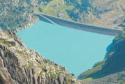 Die Staumauer des Göscheneralpsees wird vorerst nicht um 8 Meter erhöht. (Bild: Silvan Herger/pd)