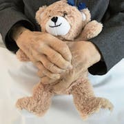 21. Februar: Entschlafen mit dem Bäri in den Händen. Aus der «Leihgabe» der Urenkelin wurde ein Geschenk für die Ewigkeit.
