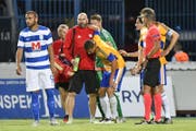 Remo Arnold hat sich in Osijek ohne Fremdeinwirkung das Kreuzband gerissen. (Bild: Martin Meienberger/freshfocus)