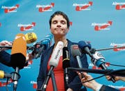 Frauke Petry kann vor den Medien ihren Unmut nicht verbergen. (Bild: Wolfgang Rattay/Reuters (Köln, 22. April 2017))