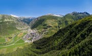 Der Schutzwald oberhalb von Andermatt. (Bild: pd)