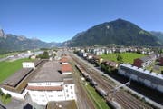 im Gebiet Eyschachen sollen Gewerbe- und Dienstleistungsbtriebe entstehen. (Bild: Urs Hanhart)
