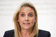 Céline Amaudruz (38), Nationalrätin (GE), Vizepräsidentin SVP Schweiz. (Bild: Keystone/Peter Schneider)