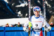 Marco Odermatt holt bei der Junioren-WM Gold. (Bild: Manuel Lopez / JWSC Davos 2018 (Davos, 31. Januar 2018))