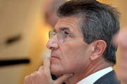 Patrick Odier, Präsident der Schweizerischen Bankiervereinigung, an einer Medienkonferenz in Zürich vom letzten Donnerstag. (Bild: Keystone / Walter Bieri)