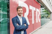 Flavio Bundi, neuer Chefredaktor von RTR: «Urteilt über meine Arbeit – nicht über mein Alter.» (Bild: Yanik Buerkli)