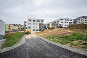 Zuwanderung: Hinter der Schulanlage entsteht in Oberkirch ein neues Quartier. (Bild: Dominik Wunderli (Dominik Wunderli (LZ)))