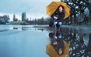 Patricia Jeker fühlt sich fit für eine Pilgerreise – auch wenn es regnen würde. Bild: Maria Schmid (Zug, 9. März 2017)