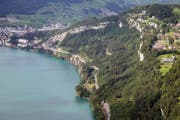 Blick auf die Axenstrasse. (Bild: PD)