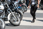 Die Bikerszene trifft sich am Wochenende in Willisau. (Bild: Archiv LZ)