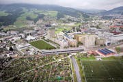 Aufgrund der Mobilitätsanbindung entstehen im LuzernPlus Gebiet wie in Luzern Süd neue Zentren. (Bild: Visualisierung Scheitlin Syfrig Architekten)