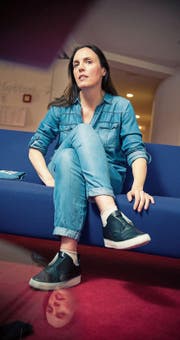 Nah am Publikum: Nicole Chevalier. (Bild: Dominik Wunderli (28. 3. 2017))