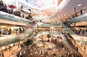 So soll das Einkaufszentrum «Mall of Switzerland» in Ebikon dereinst aussehen. (Bild: Visualisierung Halter AG)