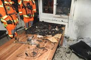 Der Brand wurde wohl durch einen brennenden Adventskranz ausgelöst. (Bild: Kantonspolizei Uri)