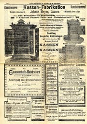 Bild: Luzerner Tages-Anzeiger, 24. Oktober 1897