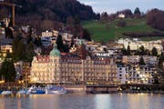 Das Luzerner Hotel Palace ist bald in chinesischer Hand. (Bild: Dominik Wunderli / Neue LZ)