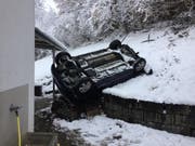 Die Unfallstelle in Sarnen. (Bild: Kantonspolizei Obwalden)