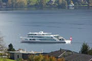 Zum ersten Mal sei das Schiff im nautischen Betrieb auf Herz und Nieren getestet worden. (Bild: Leserbild Stefan Zürrer)