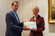 Louis von Mandach, Präsident der GLP Stadt Luzern und Stadträtin Manuela Jost. (Bild PD)
