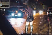 Anders als in Bordellen gibt es auf dem Strassenstrich – hier im Ibach – noch Kontrollen. (Bild: Dominik Wunderli (Luzern, 30. Januar 2013))