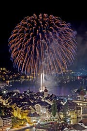 Könnte es bald nicht mehr geben: Feuerwerk am Luzerner Fest, hier in einer Aufnahme aus dem Jahr 2015. (Bild Pius Amrein)