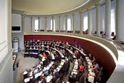 Der Luzerner Kantonsrat während der letzten Session von Ende März. (Bild Pius Amrein)
