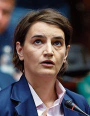 Die neue serbische Regierungschefin Ana Brnabic. (Bild: AP)