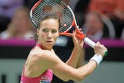 Zweite Schweizerin in Paris: Viktorija Golubic. (Bild: Keystone/Urs Flüeler)