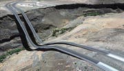 Der Künstler Clement Valla sammelt bei Google Earth verunglückte Modelle der Wirklichkeit, hier im US-Bundesstaat Washington. (Bild: Clement Valla)