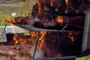 Grillbrand. (Symbolbild Keystone)