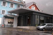 Diese Filiale der Schwyzer Kantonalbank in Gersau ist überfallen worden. (Bild Daniela Bellandi/Neue SZ)