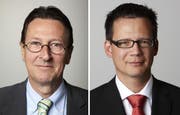 Jost Zemp (links) übergibt die Leitung von Personal Sigma Luzern/Zug an Marco Schnüriger. (Bilder pd)