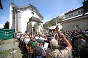 Die Talgemeinde entschied sich dagegen, die Traktandenliste abzuändern. (Bild: Urs Hanhart / Neue UZ)