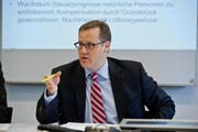 Der Schwyzer Finanzdirektor Kaspar Michel. (Bild: Erhard Gick / Neue SZ)