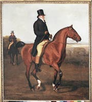 Eine der Facetten der Beziehung von Mensch und Tier: Das Statussymbol in «Lord Heathfield» von Jacques Laurent Agasse, 1814. (Bild: Kunstmuseum)