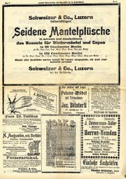 Bild: Luzerner Tages-Anzeiger, 24. Oktober 1897