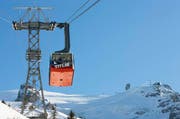 Die Seilbahn Trübsee-Stand der Titlis-Bahnen. (Bild: Keystone)