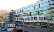 Wieviele Veloparkplätze gibt es bei der neuen Uni Luzern? (Bild Remo Nägeli/Neue LZ)