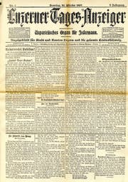Bild: Luzerner Tages-Anzeiger, 24. Oktober 1897