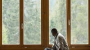 Ein Bewohner des Asylzentrums auf dem Glaubenberg.Bild: Alexandra Wey/Keystone (1. Oktober 2016)